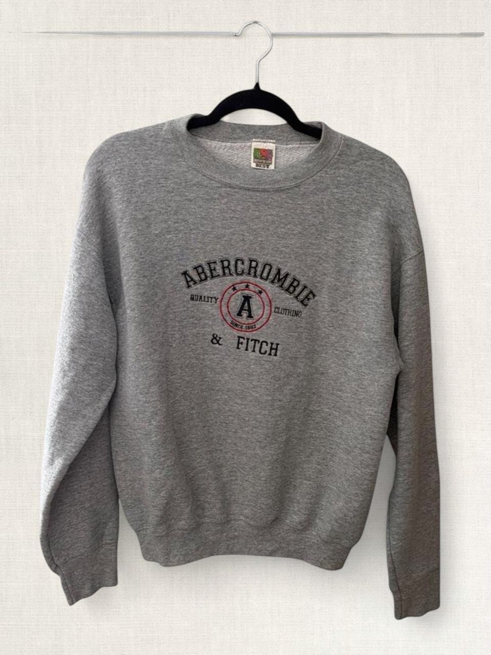 Abercrombie & Fitch Women’s Gray Crewneck Sweatshirt